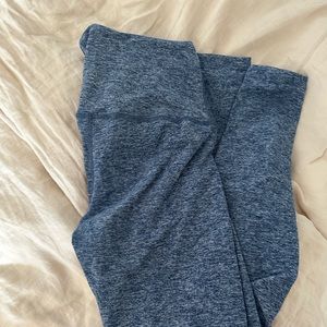 Beyond yoga space dye midi leggings blue size medium